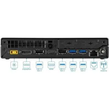 Lenovo ThinkCentre M700 Tiny Desktop with 24" Monitor