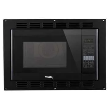 RecPro RV Convection Microwave Black 1.1 Cu. ft | 120V | Microwave | Appliances | Direct Replacement for High Pointe and Greystone