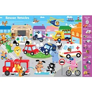 Search & Find Vehicle Sound Book for Toddlers