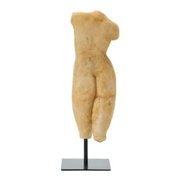 Creative Co-Op Resin Female Body Figure on Metal Stand