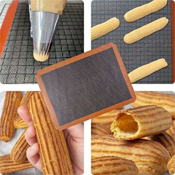 Non-Stick Silicone Baking Mat Set for Effortless Baking
