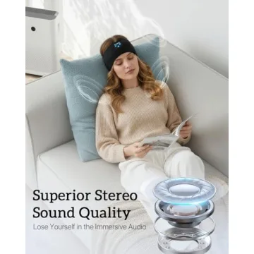 Perytong Bluetooth 5.4 Sleep Headphones for Side Sleepers