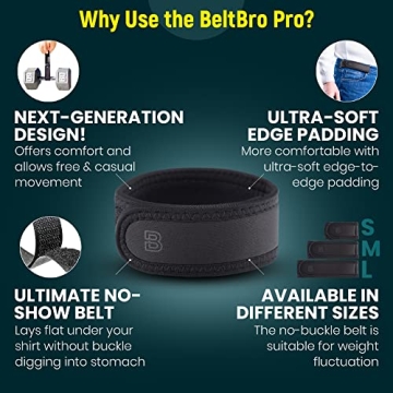 No Buckle Invisible Belt - BeltBro Pro