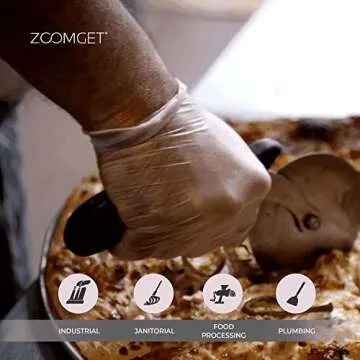 GLOVEPLUS Clear Vinyl Disposable Gloves - 100 Pack