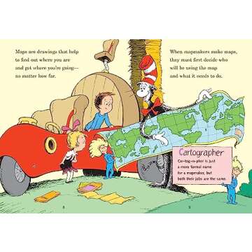 There's a Map on My Lap! All About Maps (The Cat in the Hat's Learning Library)