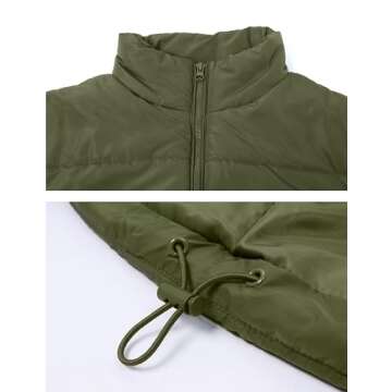 APAFES Women Winter Oversized Puffer Vest - Stylish Comfort