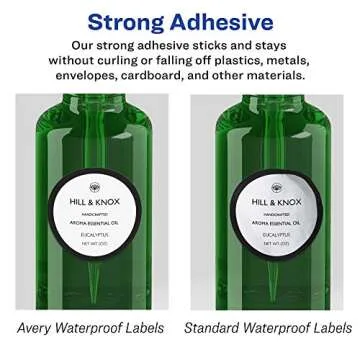 Avery Waterproof Round Labels - 120 Durable Custom Labels