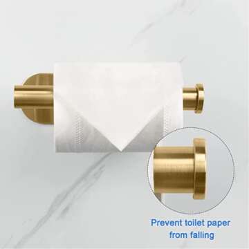 Harigal Stylish Toilet Paper Holder with Shelf - Durable Design