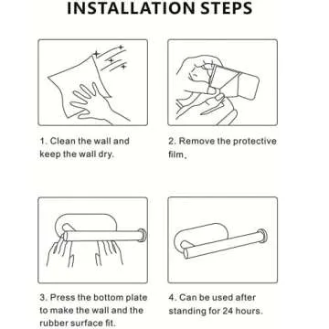 Harigal Stylish Toilet Paper Holder with Shelf - Durable Design