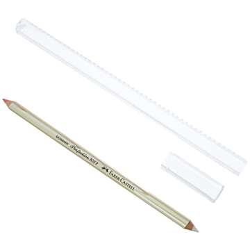 Faber-Castell 185712 Double Ended Perfection Eraser Pencil, beige