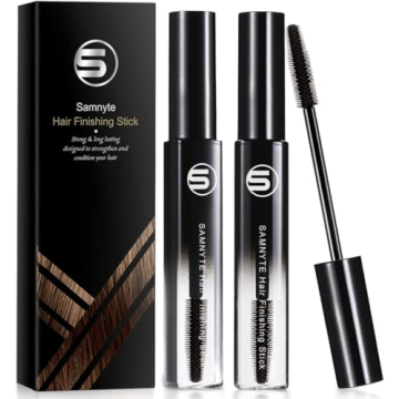 Hair Finishing Stick, 2 Pack - 0.7 Fl.Oz Hair Mascara for Taming Flyaways, Not-Greasy Hair Gel Stick