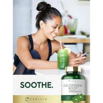 Carlyle Goldenseal Root Capsules 1000mg - 200 Count