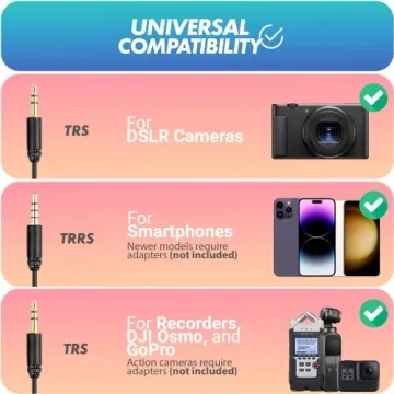 Movo VXR10-PRO Compact Video Microphone for Clear Sound