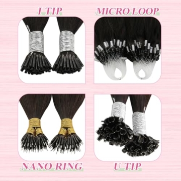 YoungSee Real Human Hair U Tip Extensions 18In Balayage