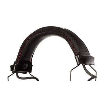 Honeywell Retail Sync Wireless Earmuff with Bluetooth 4.1 (RWS-53016), Black With Red Accents