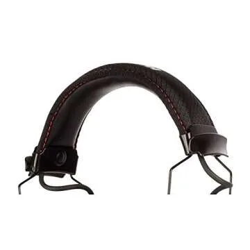 Honeywell Retail Sync Wireless Earmuff with Bluetooth 4.1 (RWS-53016), Black With Red Accents