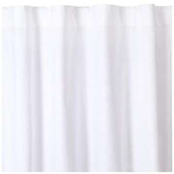96 inch Long White Curtains,White Curtain,Cotton Curtains Set of 2 size 50x96 inch,Chritsmas,Thanksgiving, White Cotton Drapes,Curtains For Window,Textured White Curtains Set of 2,96" curtains