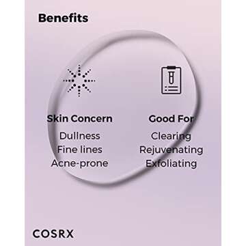 COSRX 7% Glycolic Acid Whitehead Removing Power Liquid, 3.38 fl.oz, AHA Exfoliant, Exfoliating Toner for Face & Body, Pore Minimizer, Korean Skin Care