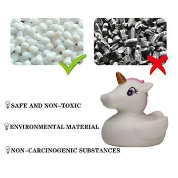 Jomyfant Bath Toys (8 Packs Rubber Animals Toys) Light Up Floating Rubber Toys Flashing Color Changing Light in Water Bathtub Shower Games Toys for Baby Kids Toddler Child …