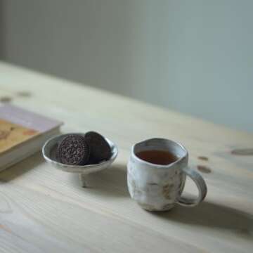 Wabi Sabi Handcrafted Coffee Mug – Unique Rustic Design