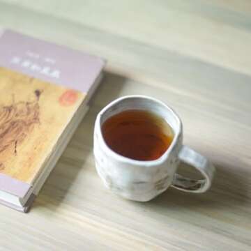 Handcrafted Wabi Sabi Coffee Mug with Rustic Charm