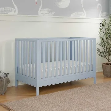 Convertible Baby Crib - DaVinci Sammy Scallop 4-in-1