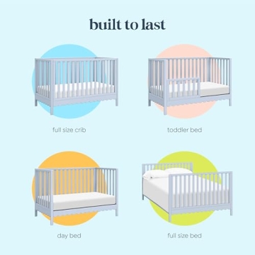 Convertible Baby Crib - DaVinci Sammy Scallop 4-in-1