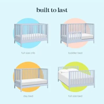 Convertible Baby Crib - DaVinci Sammy Scallop 4-in-1