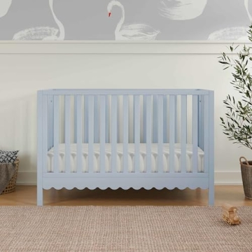 Convertible Baby Crib - DaVinci Sammy Scallop 4-in-1