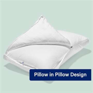 Casper Original Pillow for Sleeping, King Size, Two Pack