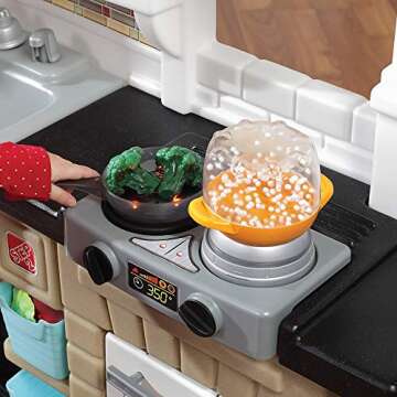 Step2 Mixin' Up Magic Play Kitchen | Plastic Kitichen Playset for Toddlers