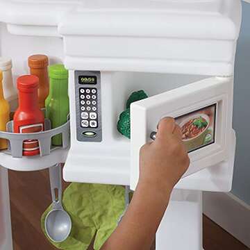 Step2 Mixin' Up Magic Play Kitchen | Plastic Kitichen Playset for Toddlers