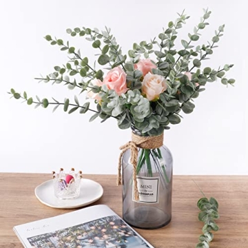 Artificial Eucalyptus Stems 24pcs Ideal for Home Decor