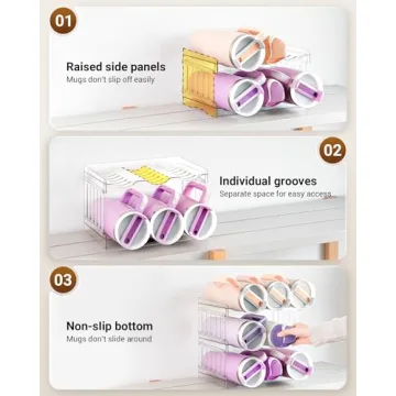 Gracenal Water Bottle Organizer for Stanley Cup Storage