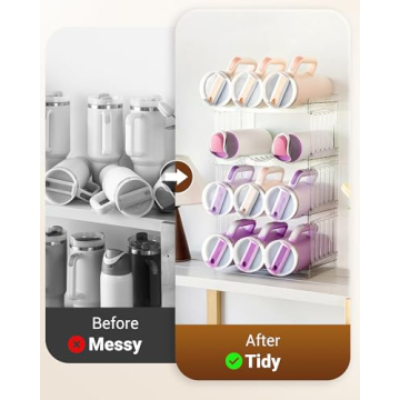 Gracenal Water Bottle Organizer for Stanley Cup Storage