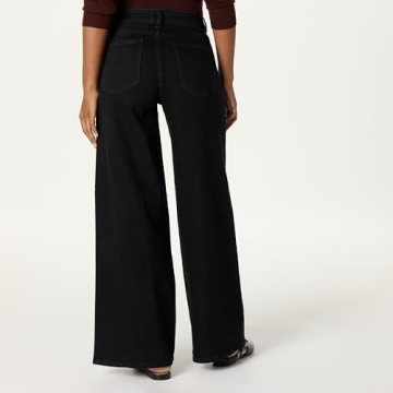 Women's Frida Relaxed Fit Jeans Black Comfortable Stylish
