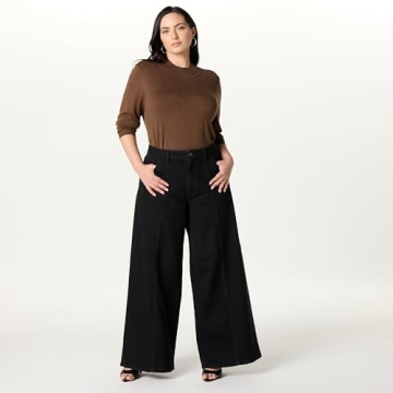 Women's Frida Relaxed Fit Jeans Black Comfortable Stylish