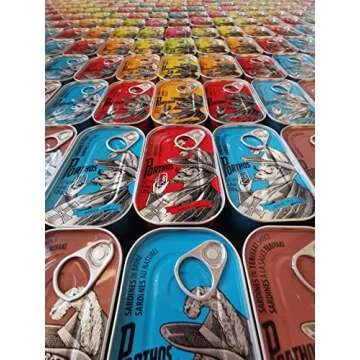 Porthos Sardines | Seafood Aficionado Choice Selection | 6 Pack | Portuguese Sardines Variety Pack | One of Each | Olive Oil, Spiced Olive Oil, Tomato, Spiced Tomato, Spiced Veg Oil AND Brine