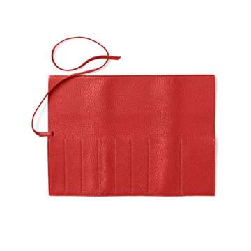 Leatherology Scarlet Large Makeup Brush Roll