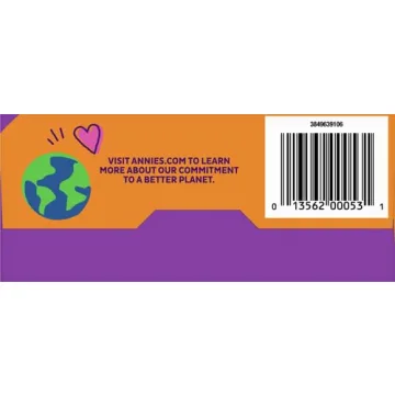 Annie's Organic Cheddar Squares Baked Cracker Snacks 7.5 oz