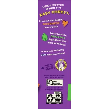 Annie's Organic Cheddar Squares Baked Cracker Snacks 7.5 oz