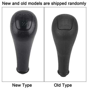 Acouto PU Leather Shift Knob for Benz W123 W140 W20