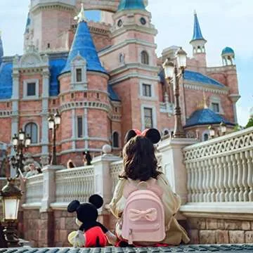 Adorable Toddler Sequin Bow Mouse Ears Backpack