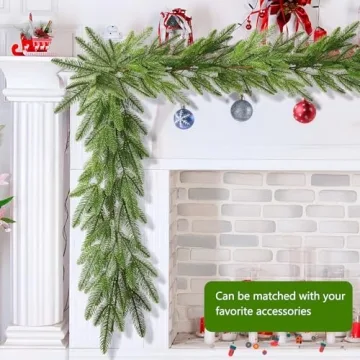 6 FT Norfolk Pine Garland for Christmas Home Decor