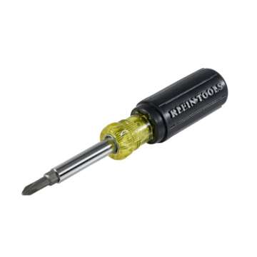 Klein Tools 32476 5-In-1 Multi-Bit Screwdriver / Nut Driver with 2 Slotted, 2 Philips, and 1 Nut Driver Tip