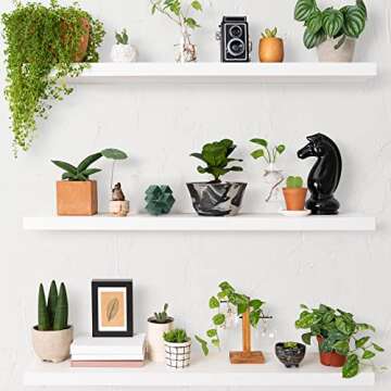 DreamsEden Geometric Sculpture, Small Green Marble Decorative Ornaments Modern Home Decor Accent Paperweight