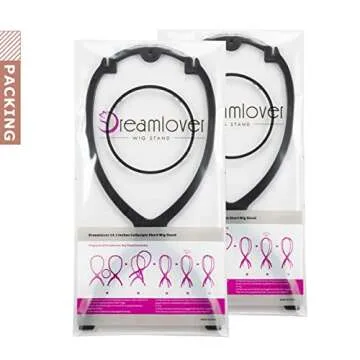 Dreamlover Wig Head Stand for Travel - 2 Packs, Lightweight & Durable