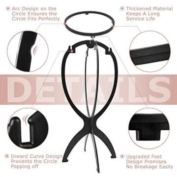 Dreamlover Travel Wig Stand - Lightweight & Durable