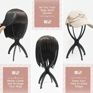 Dreamlover Travel Wig Stand - Lightweight & Durable