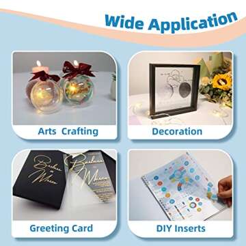 Uinkit Laser Transparency Film 100 Sheets for Laser Printers